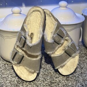 Arizona Birkenstock Shearling Sandal Shoes